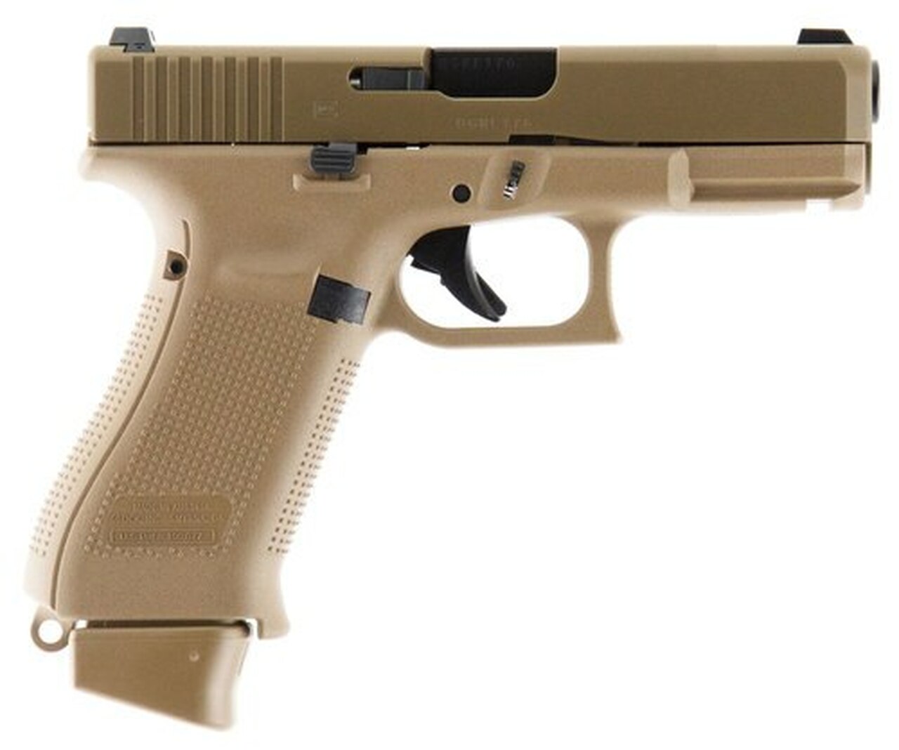 GLOCK 19X 9MM 4″ Barrel, Flat Dark Earth COYOTE BROWN NIGHT SIGHTS 10RD MAG