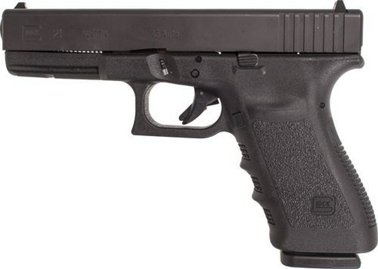 GLOCK 21SF 45 ACP GEN-3 FIXED SIGHTS, GOOD/VERY GOOD CONDITION 3-13RD MAGS