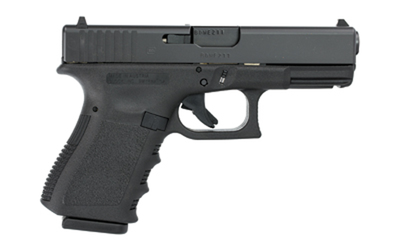 Glock 23 .40 Smith & Wesson 4″ Barrel Black Finish Fixed Sights Refurbished 13rd