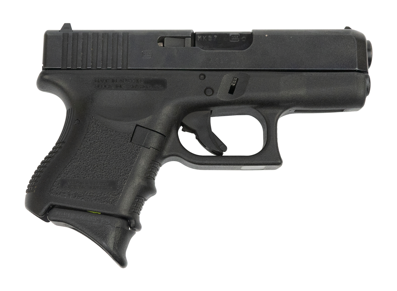 Glock 26 AUS Used 9mm, 3.5″ Barrel, Contrast Sights, Black, 10rd