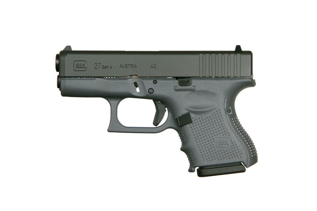 Glock 27 Gen4, .40 S&W, 3.42″, Gray Cerakote Frame, 9+1, FS