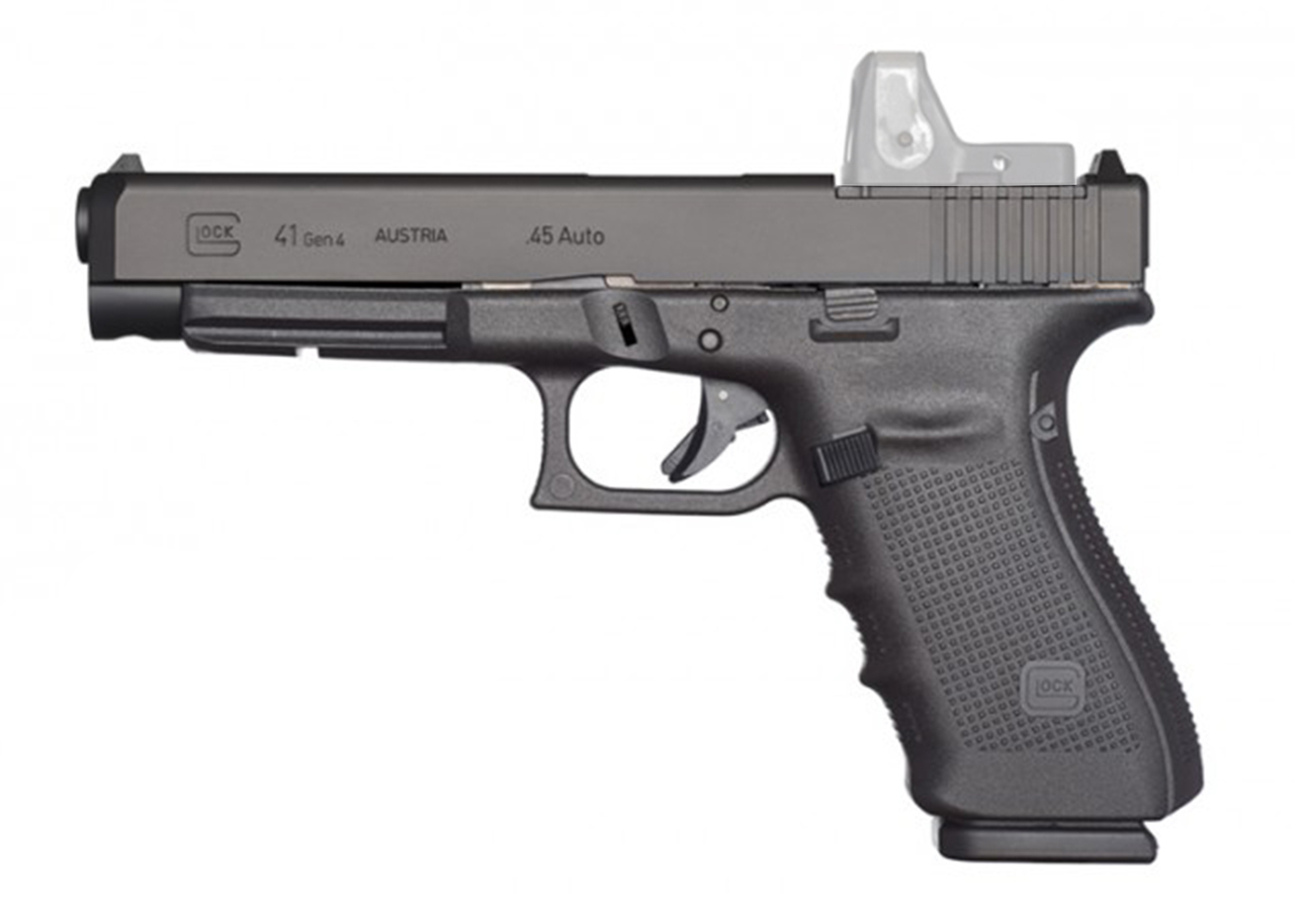 Glock 41 Gen4 MOS AUS .45 ACP, 5.31″ Barrel, Black, 10rd