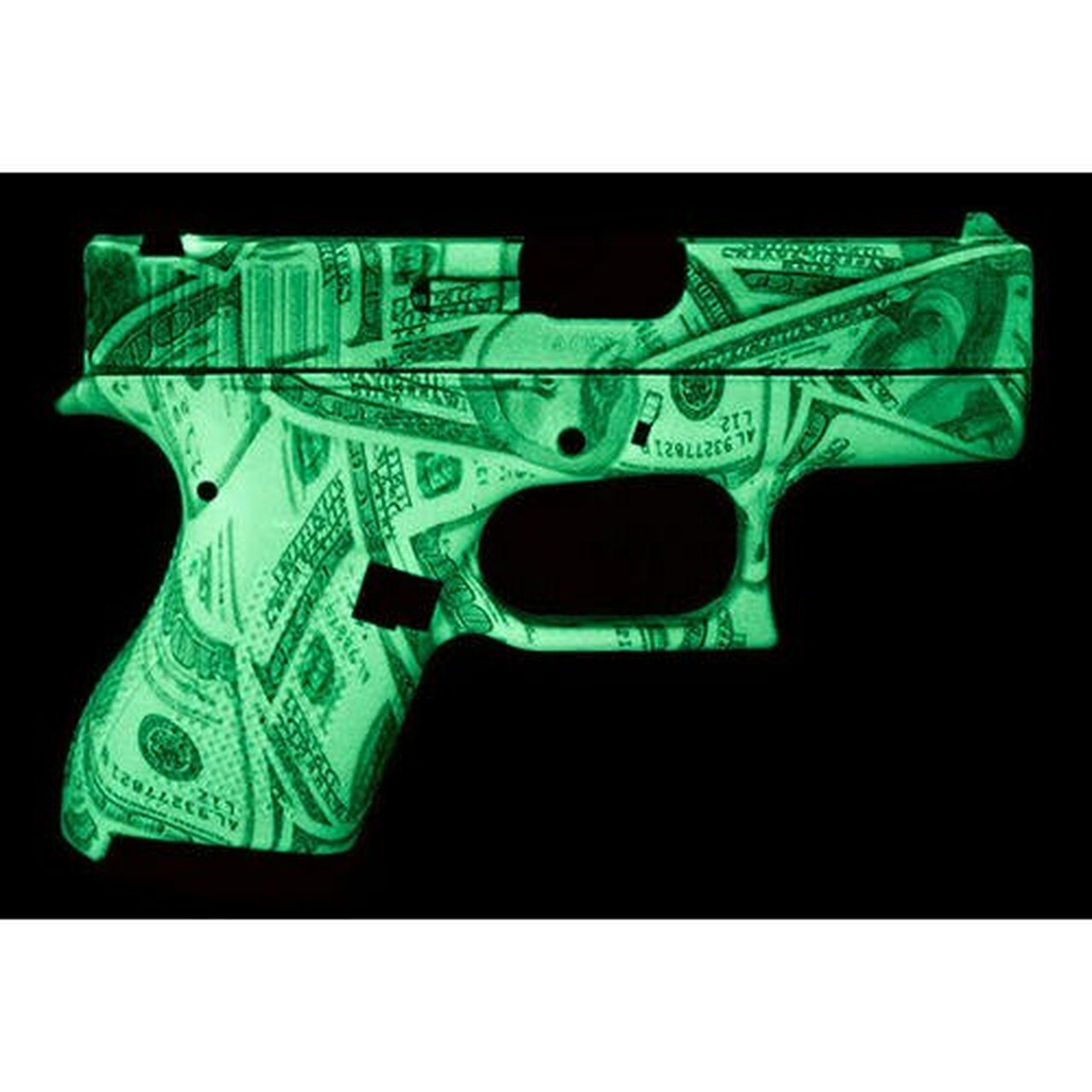 Glock 42, .380 ACP, 3.25″, 6rd, Glow in the dark 0 Bill Camo