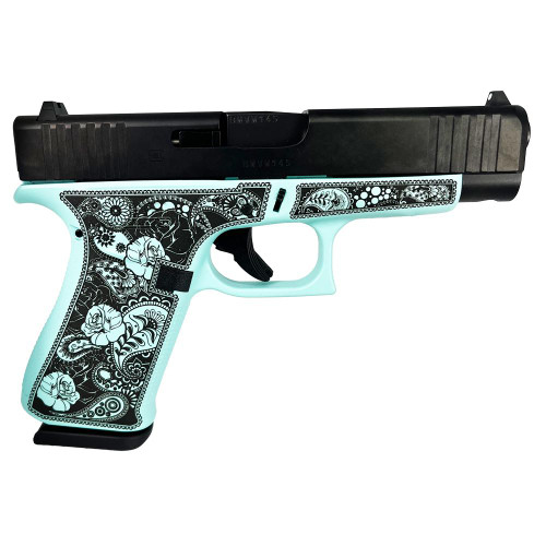 Glock 48 “Tiffany Paisley Frame” 9mm, 4.17″ Barrel, 10rd