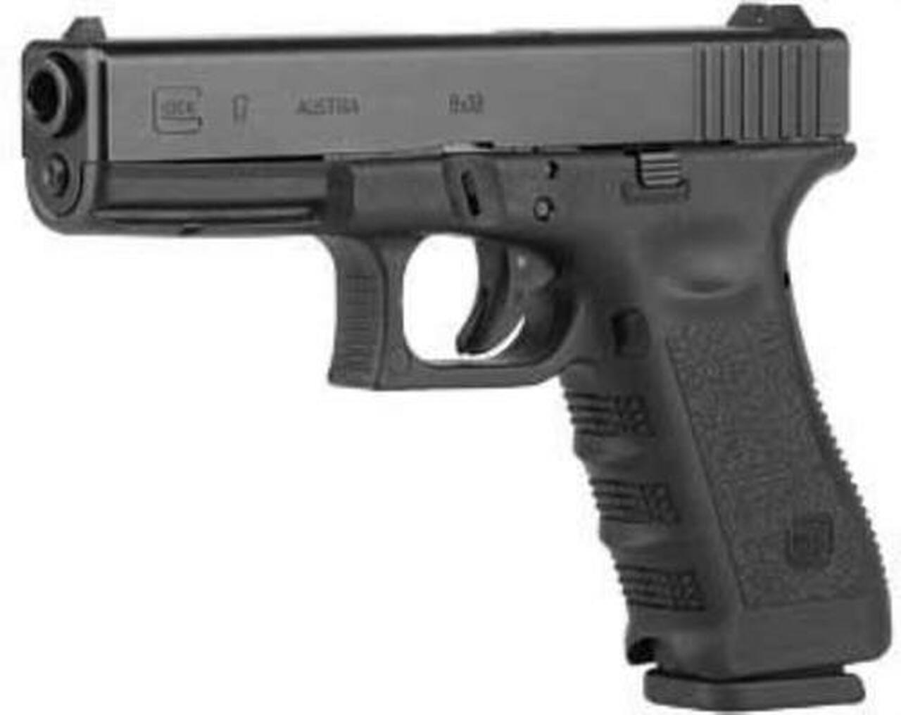Glock G17 Gen3, 9mm, 4.49″, 17rd, Black, USA Made
