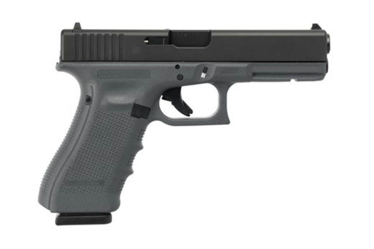 Glock G17 Gen4 9mm, 4.49″, 10rd, Gray Frame