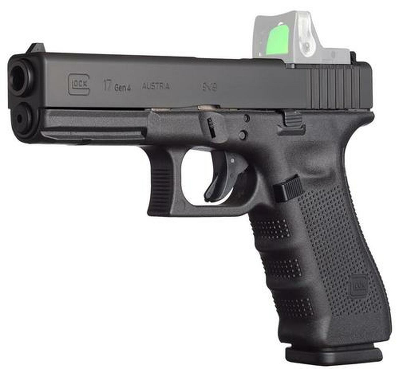 Glock G17 Gen4, 9mm, 4.49″,, , MOS, 10 rd