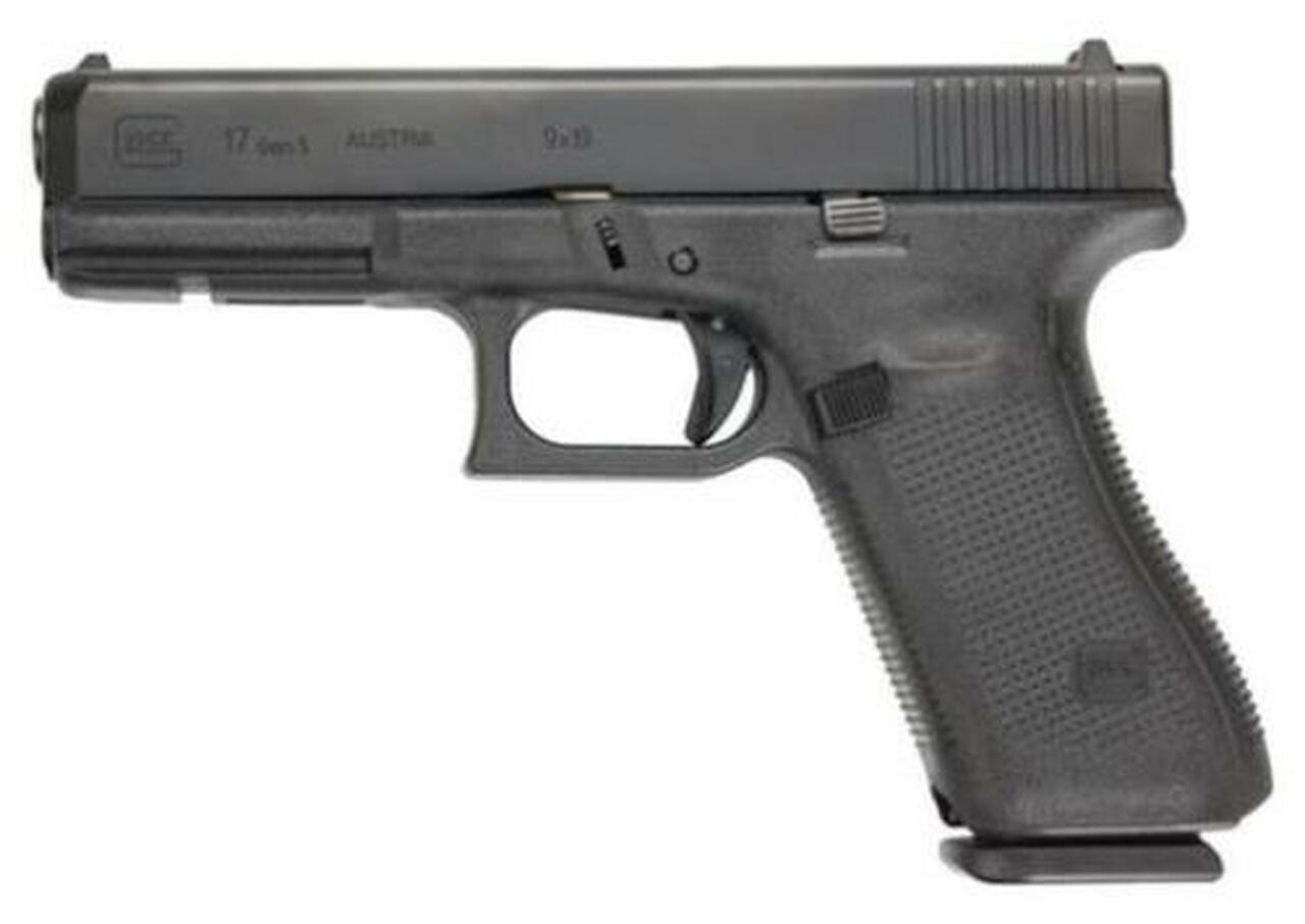 Glock G17 Gen5 9mm, 4.48″ Barrel, Glock Night Sights, Modular Backstrap, 17rd