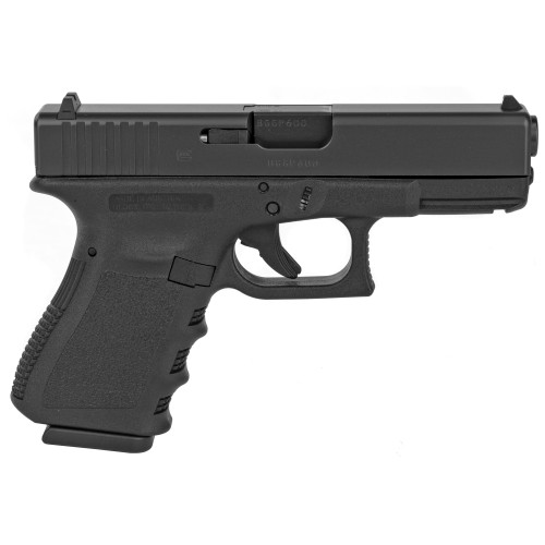 Glock G19 Gen 3 Compact 9mm, 4.02″ Barrel, Black, Fixed Sights, 15rd