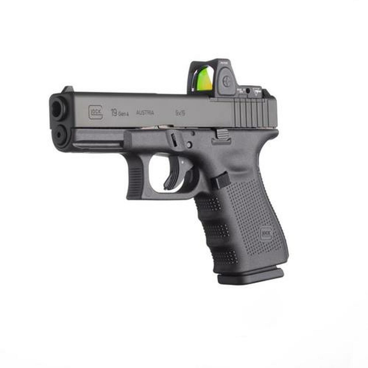 Glock G19 Gen4, 9mm,, , 4.0″, MOS, Fs, 10 rd