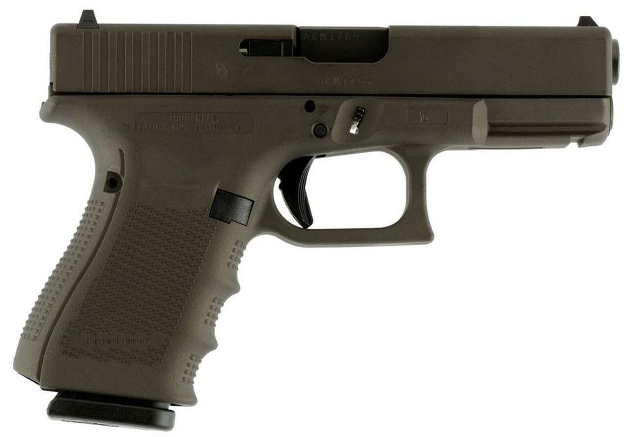 Glock G19 Gen4 9mm, 4″ Barrel, Midnight Bronze Finish 15rd Mag