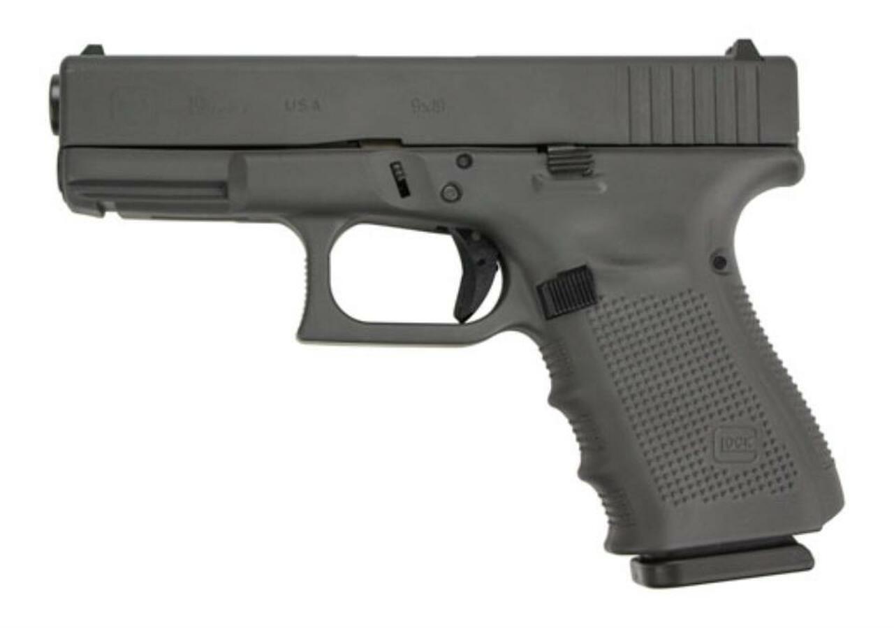 Glock G19 Gen4, 9MM, 4″, Cerakote Elite Smoke Finish, 15rd, USA Made