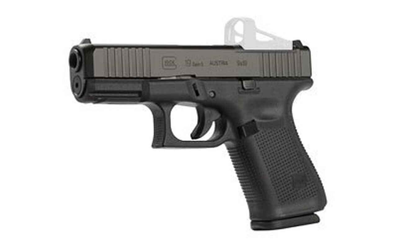 Glock G19 Gen5 M.O.S. 9MM, 4″ Marksman Barrel, Fixed Sights, Ambi Slide Stop, Flared Mag Well, 10rd Mag