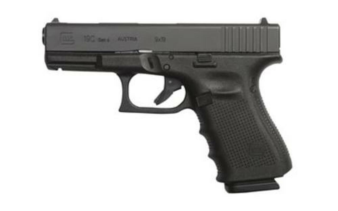 Glock G19C G4, 9mm, 4.02″, 15rd, Compensated