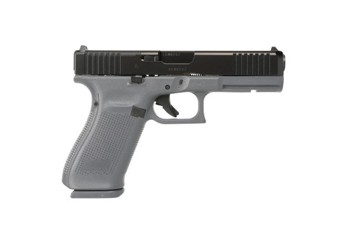 Glock G20 Gen 5 10mm, 4.61″ Barrel, Gray Frame, Black Slide, MOS Cut, 15rd