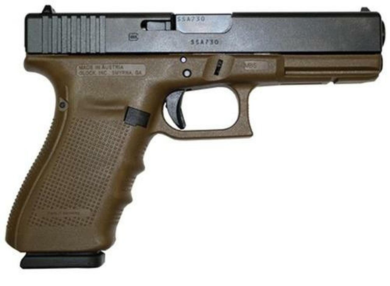 Glock G20 Gen4 10MM Flat Dark Earth Frame, 3 15 Rnd Mags