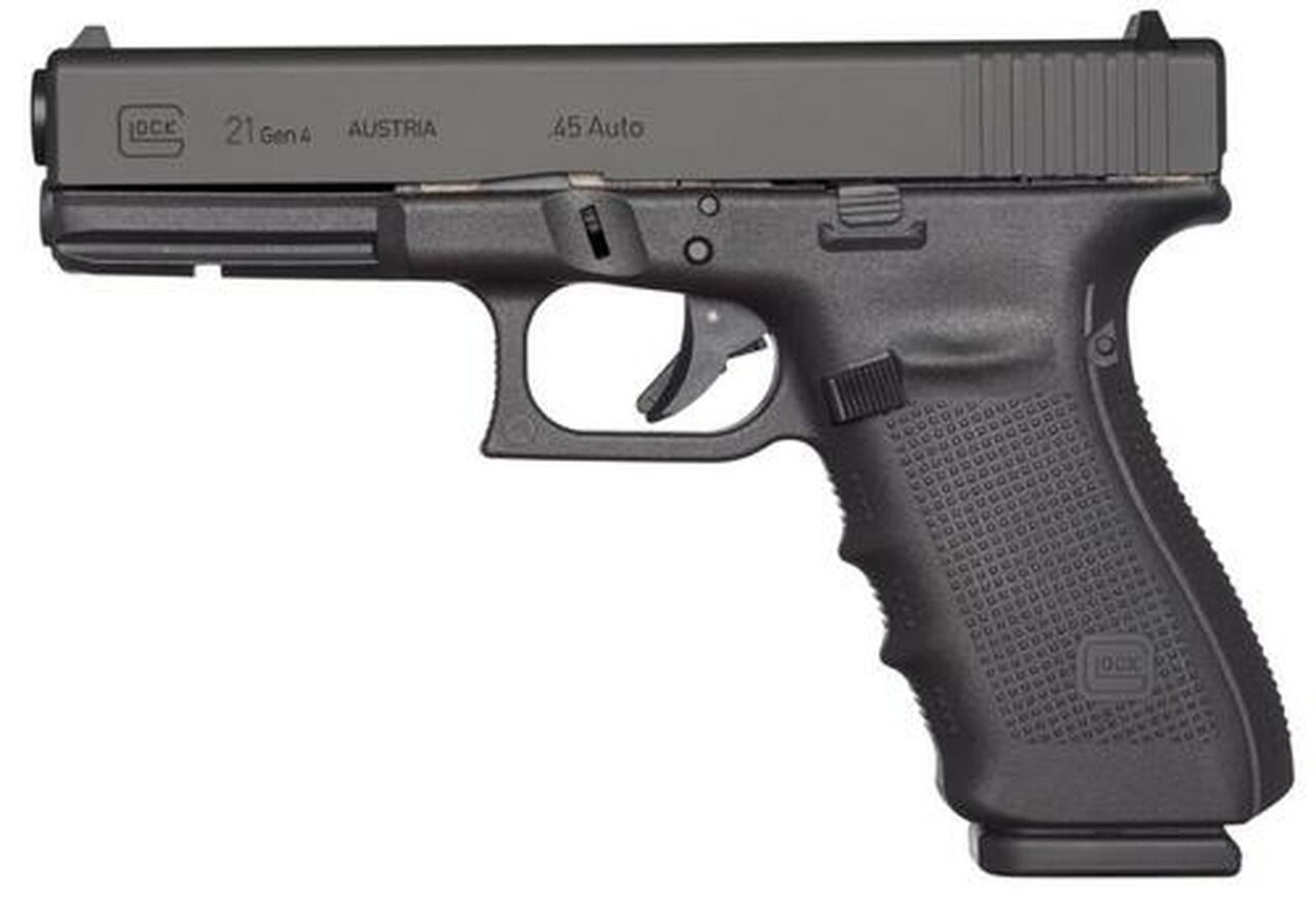 Glock G21 Gen4, 45 ACP, 4.6″, 13rd, Black, US Made