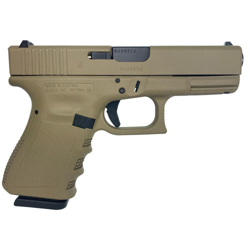 Glock G23 Gen 3 Custom 40 Smith & Wesson, 4.02″ Barrel, “FDE”, 13rd