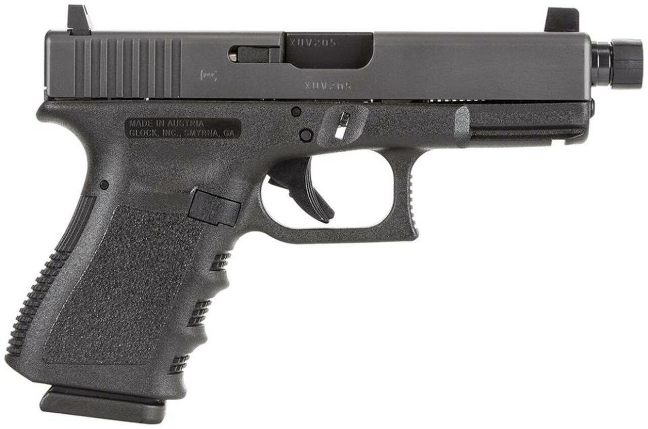 Glock G23 W/Threaded Barrel DAO 40S&W 4″ Barrel Integral Grip Black 10rd Mag