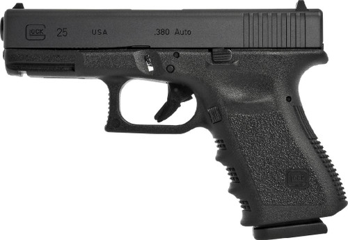 Glock G25 Gen 3 TALO 380 ACP, 4.02″ Barrel, Black, Fixed Sights, 15rd