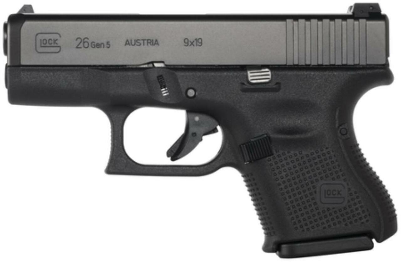 Glock G26 Gen5 9mm Fixed Sights 10rd Mag