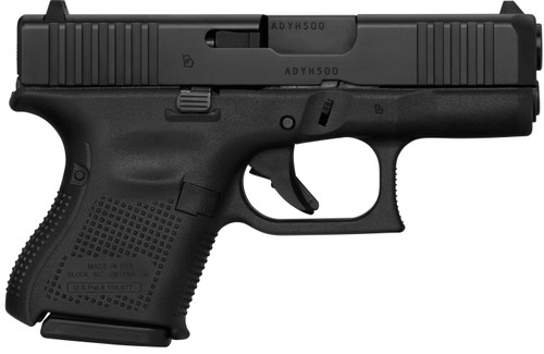 Glock G26 Rebuilt 9mm, 3.46″ Barrel, Black Polymer, Fixed Sights, 10rd
