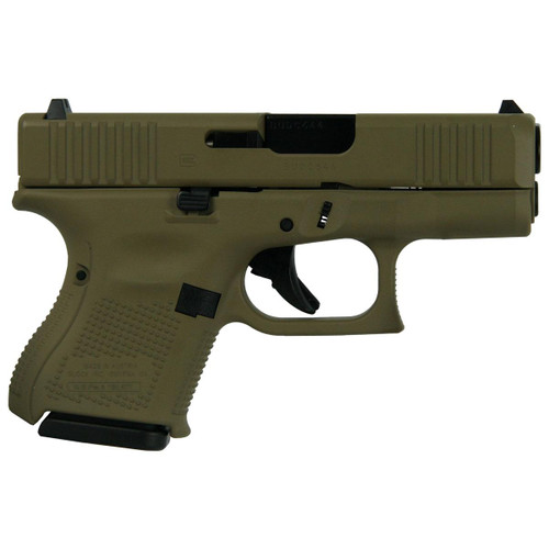 Glock G27 Gen 5 Custom 40 Smith & Wesson, 3.43″ Barrel, “FDE”, 9rd