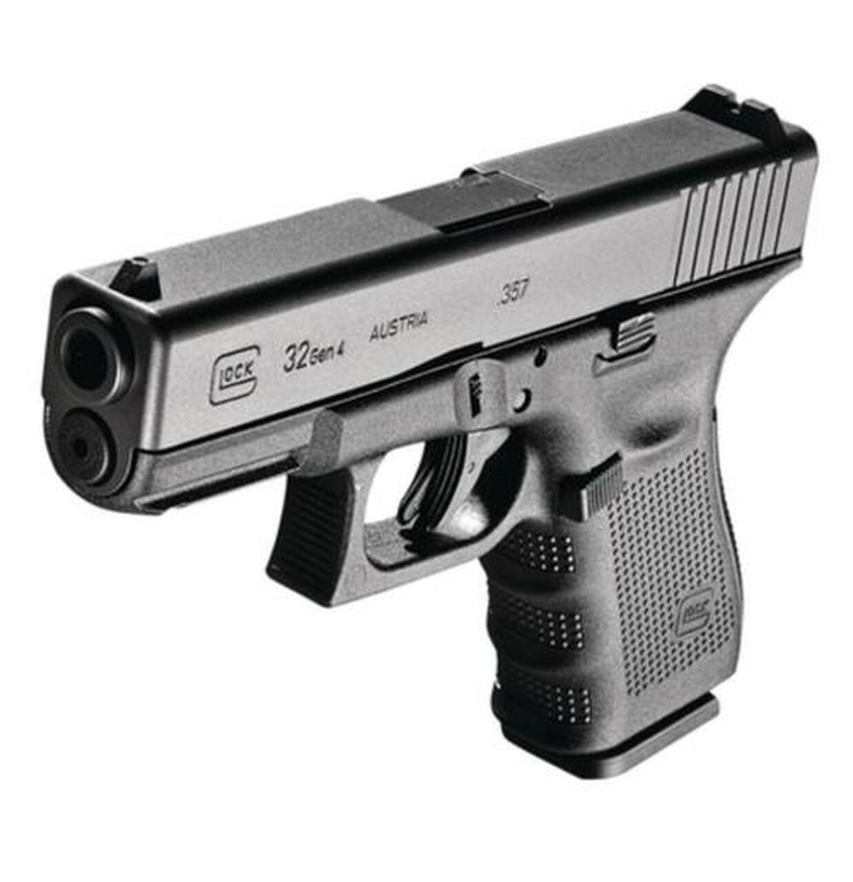 Glock G32 Gen4 .357 Sig, 4″, Black, Fixed Sights, 13rd Mag