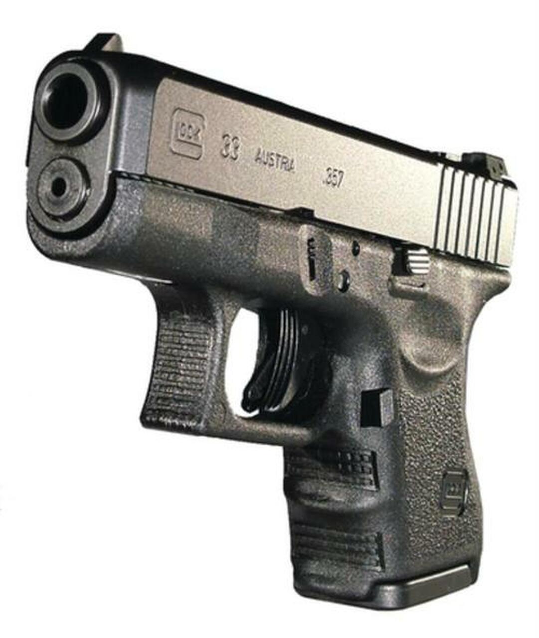 Glock G33 Standard 357 Sig 3.46″ Barrel, Fixed Sights Poly Grip/Frame Black, 9rd