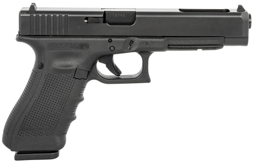 Glock G34 Gen 4 Prac/Tac 9mm, 5.31″ Barrel, Black, Fixed Sights, 17rd