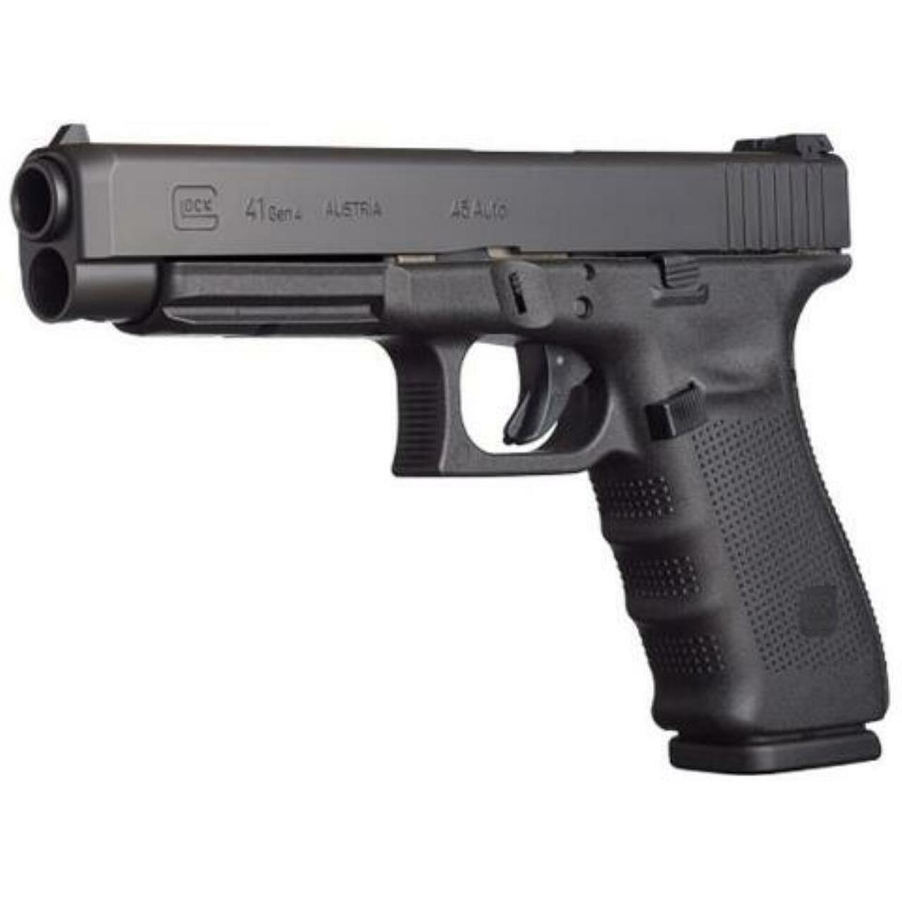 Glock G41 Gen4 MOS .45 Auto 5.3″ Barrel Black Adjustable Sights 13rd Made In USA