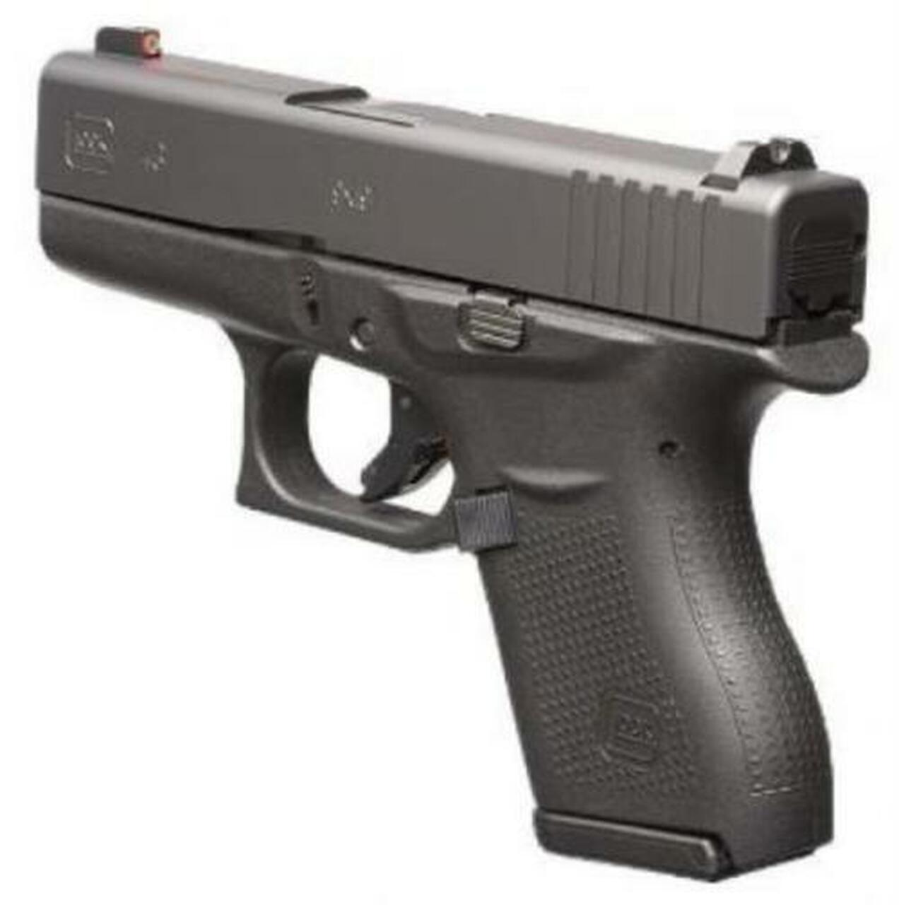Glock G43 Gen3 9mm 3″ Barrel, Front Night Sight, 6 Rd Mag