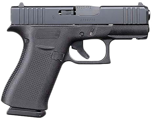 Glock G43X Sub-Compact 9mm, 3.41″ Barrel, Black, Polymer Frame, 10rd