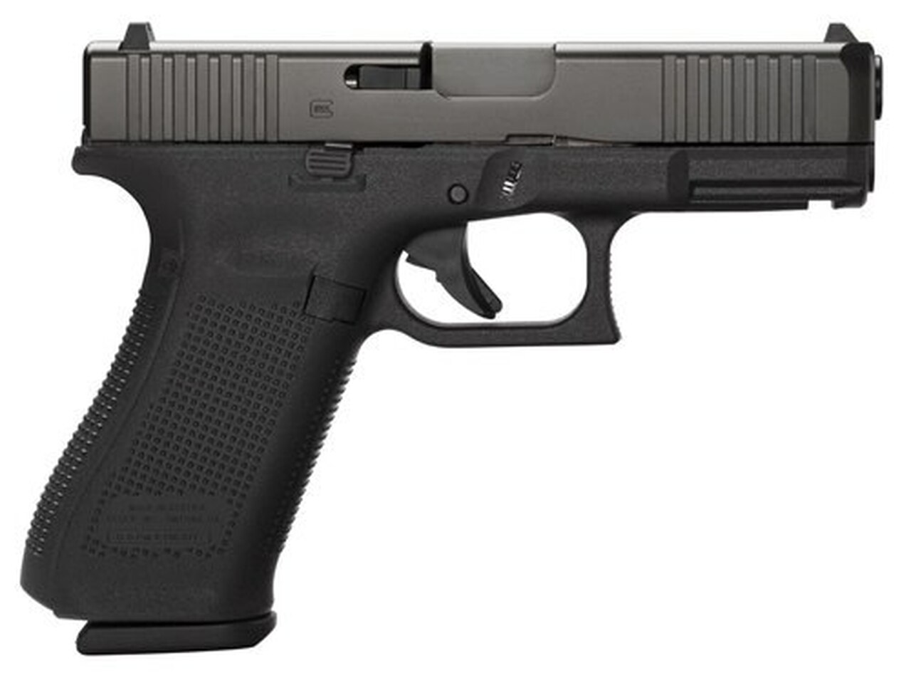 Glock G45, 9mm, 4.02″ Barrel, 10rd, AmeriGlo FS, Black Frame, Black nDLC Slide