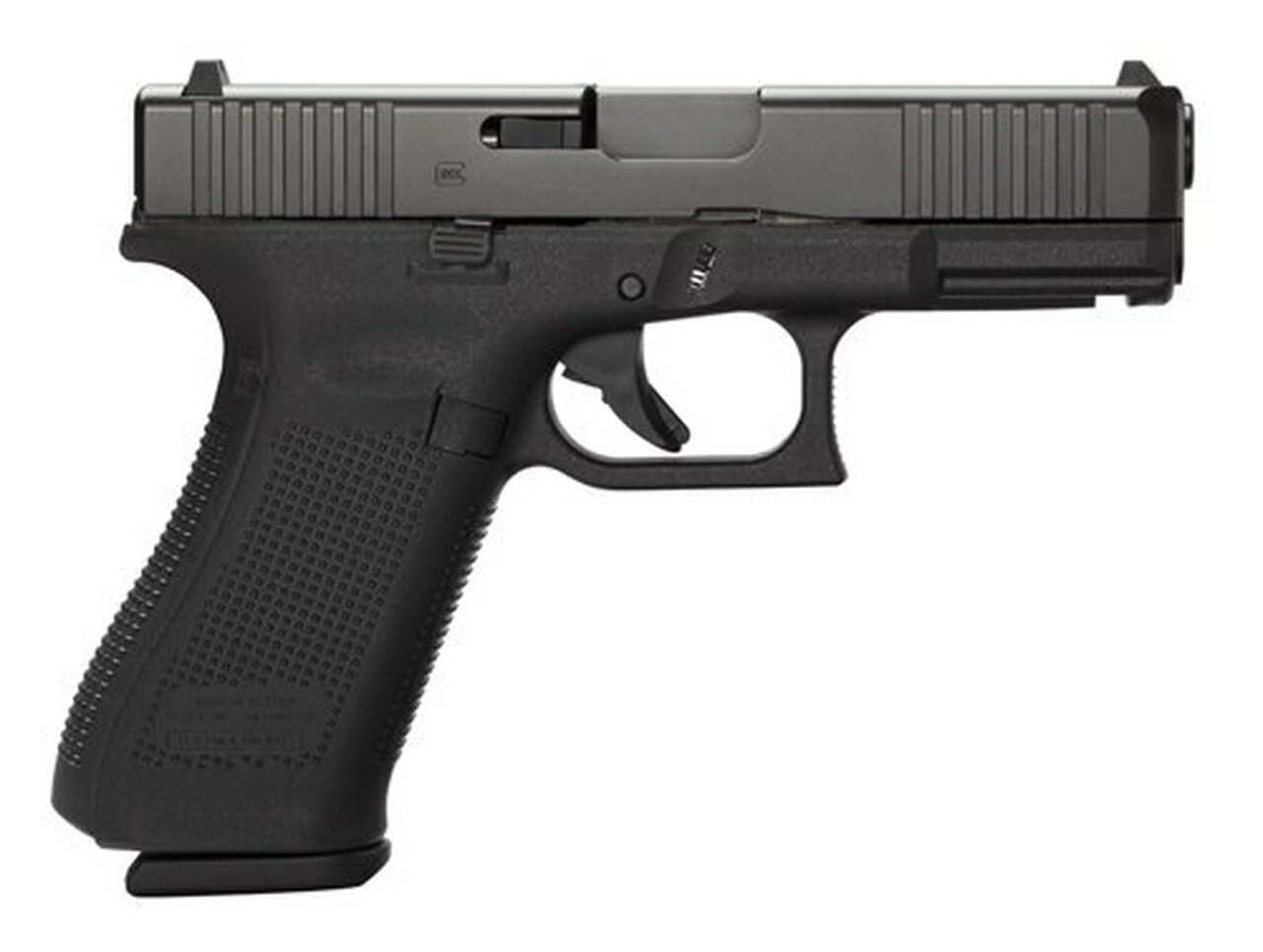Glock G45, 9mm, 4.02″ Barrel, 10rd, Black Frame, Black nDLC Slide