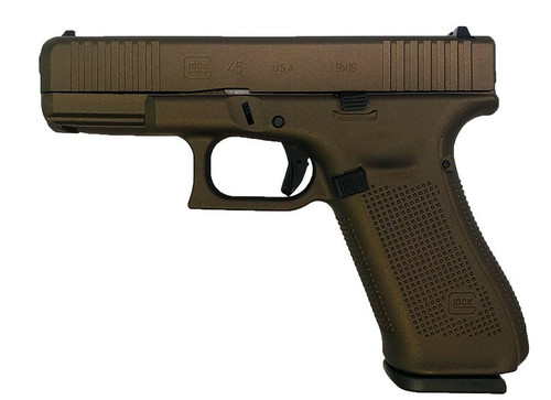Glock G45 9mm, 4.02″ Barrel, Midnight Bronze Cerakote, 17rd