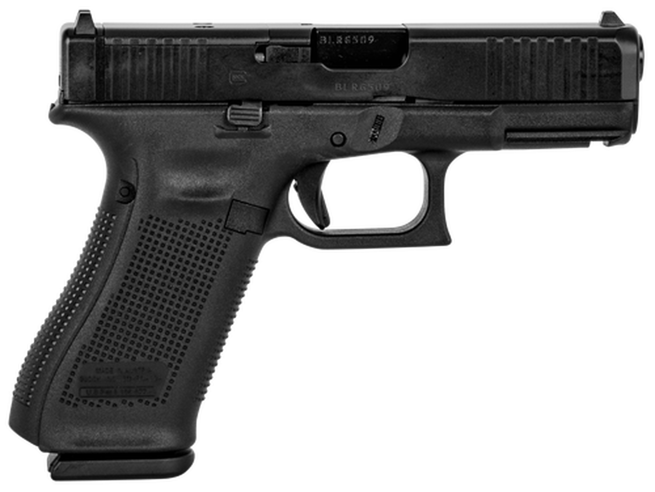 Glock G45 Gen 5 MOS, 9mm, 4.02″ Barrel, 17rd, Black