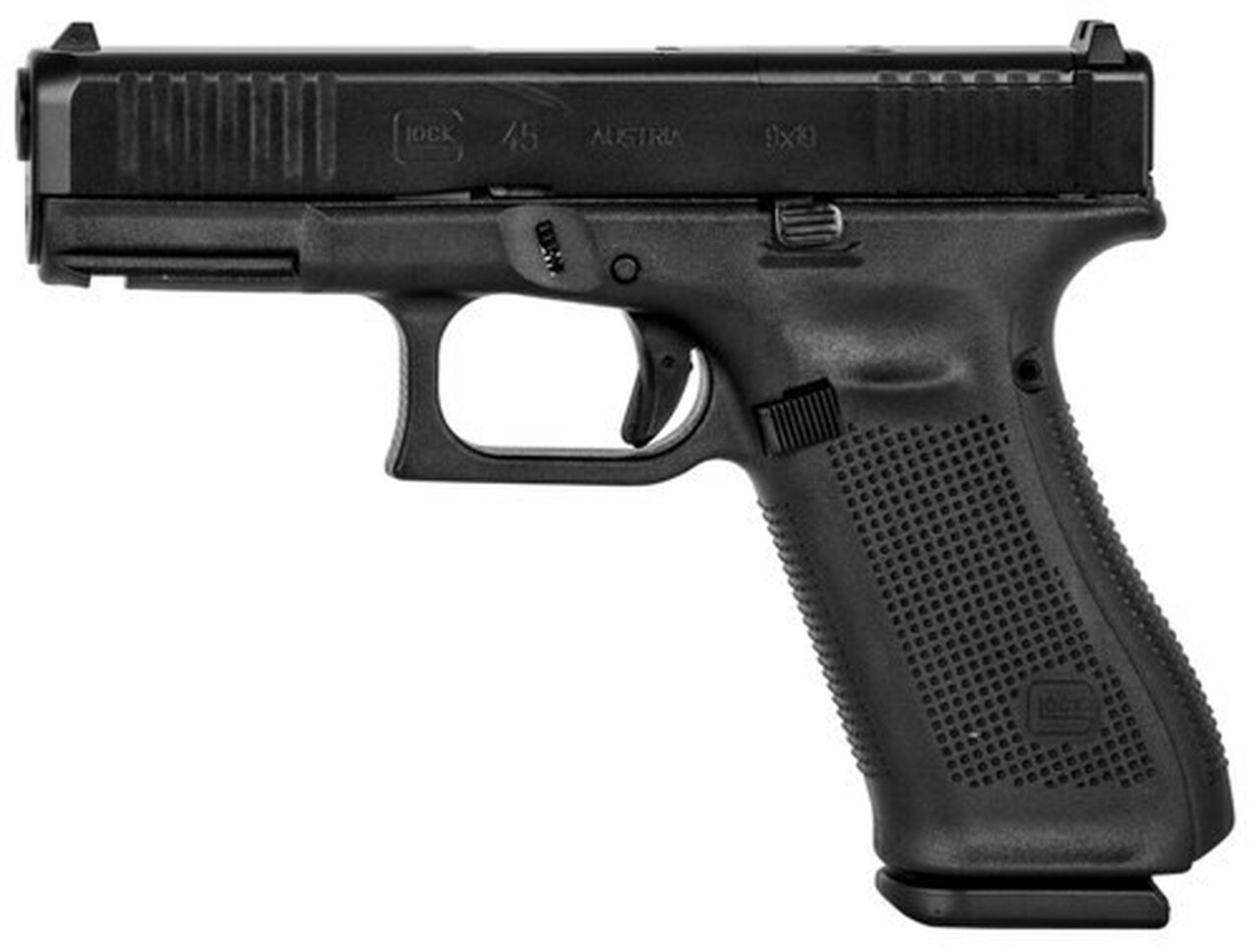 Glock G45 Gen 5 MOS, 9mm, 4.02″ Barrel, 17rd, Black