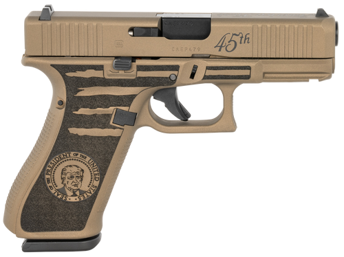 Glock G45 Gen5 9mm Trump 45th America First 4″ Barrel Cerakote Finish 17rd Mag