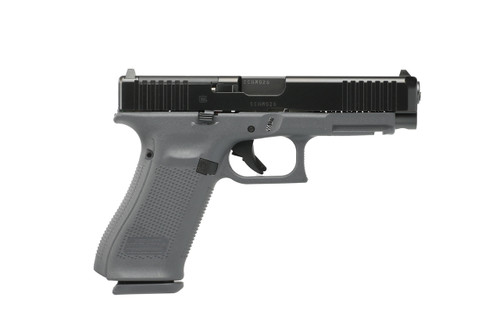Glock G47 Gen 5 9mm, 4.49″ Barrel, Gray Frame, Black Slide, MOS Cut, 10rd