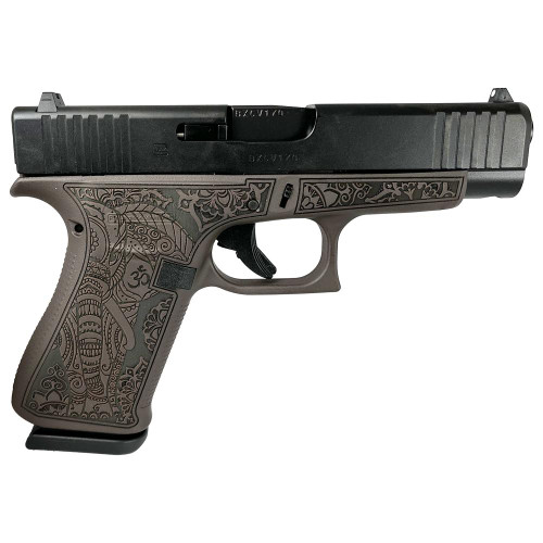 Glock G48 “Vortex Bronze Elephant Engraved” 9mm, 4.17″ Barrel, 10rd