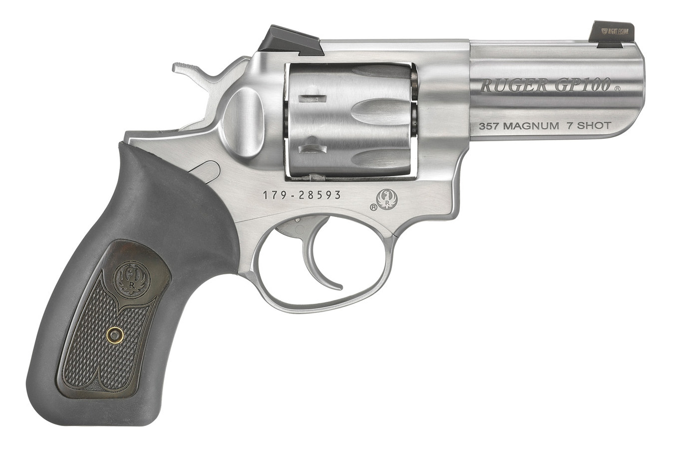 GP100 .357 Magnum Double Action Revolver with 3 Inch Barrel and 7-Round Capacity