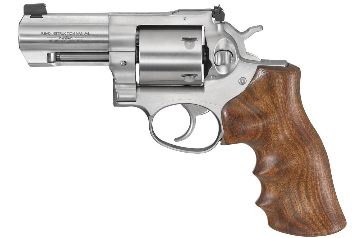 GP100 44SW Special Double-Action Revolver with Walnut Hogue Grips