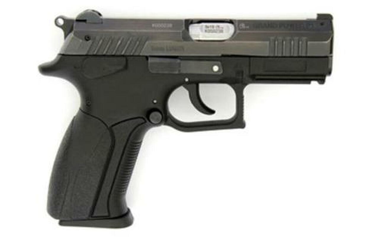 Grand Power P1 Pistol, 9mm, 3.7″, 15rd, Polymer frame, Blued Steel Slide