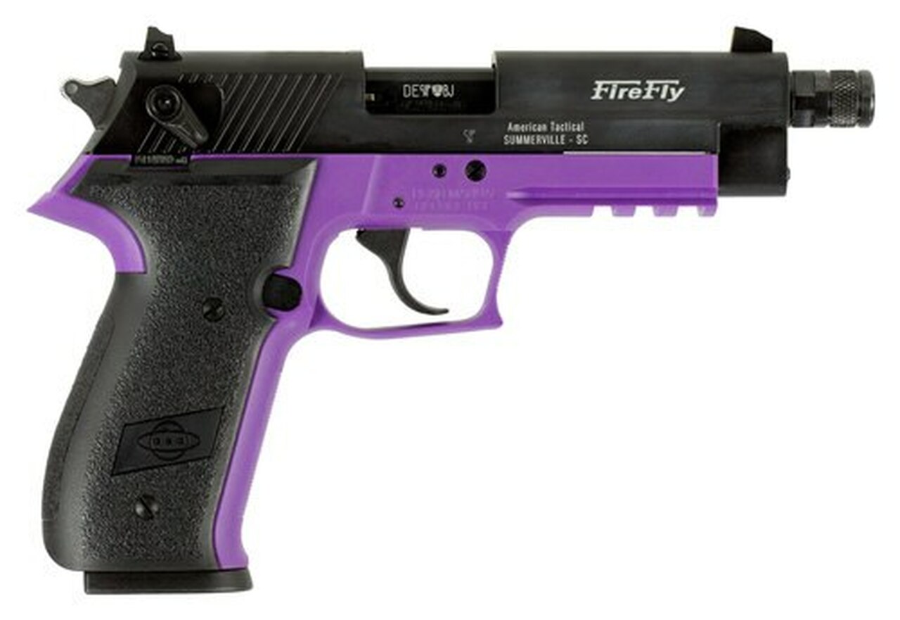 GSG Firefly, .22 LR, 4.9″ Barrel, 10rd, Purple Frame