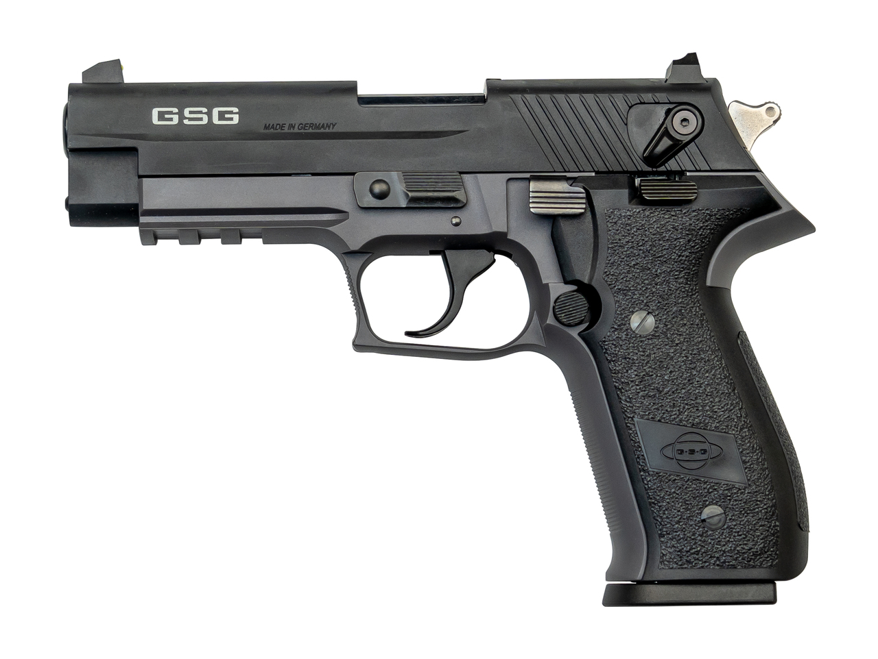 GSG FireFly .22 LR, 4″ Barrel, Adjustable Sights, Black/Smoke, 10rd