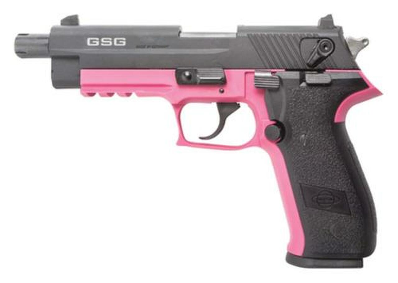 GSG Firefly 22LR, 4″ Threaded Barrel, 10rd, Pink Frame