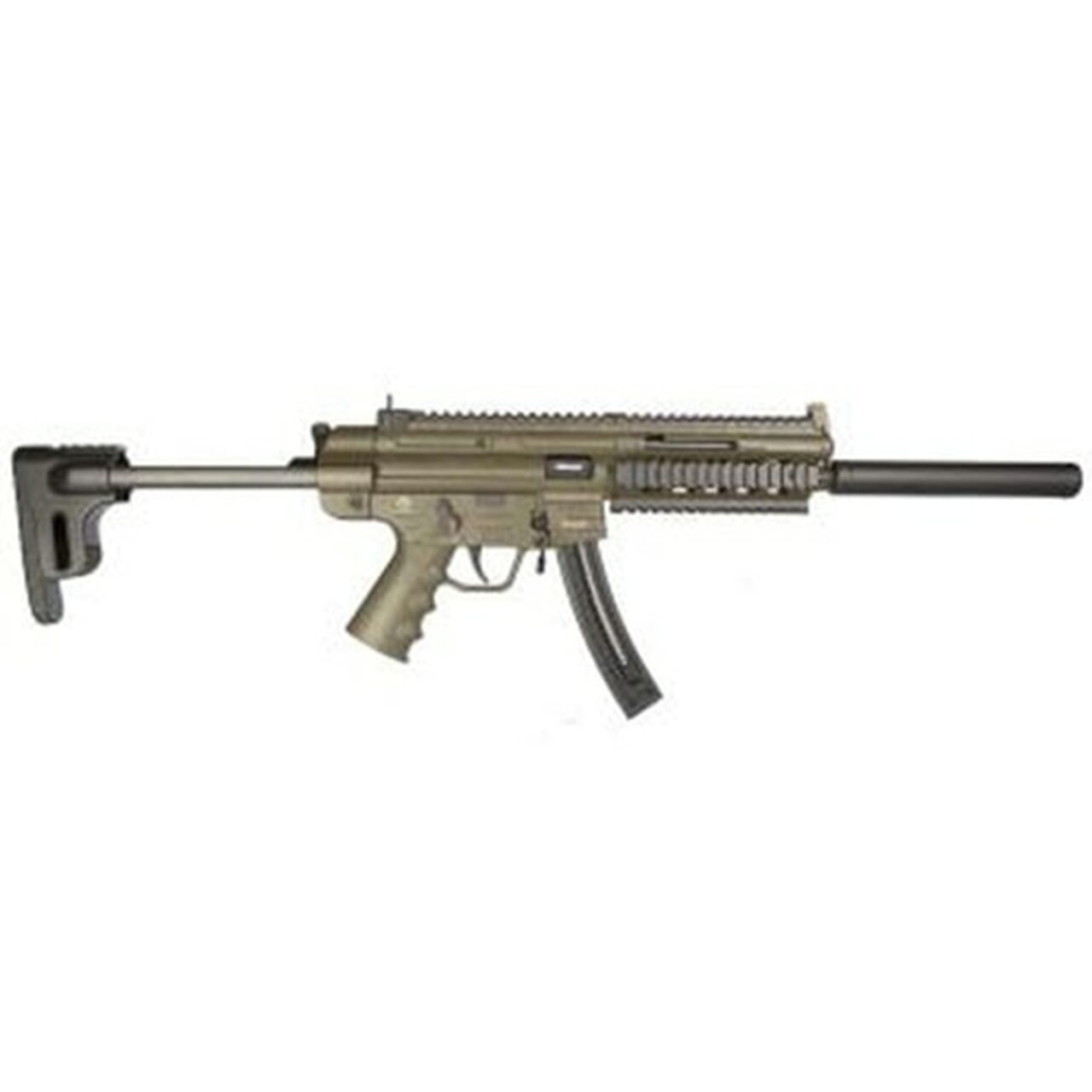 GSG GSG-16 22 LR, 16″ Barrel, Green, 22rd