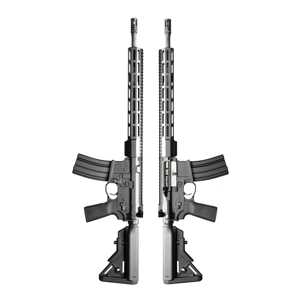GYR GR-15 16″ Billett Lower and Upper, FN Hodge 1/7 Barrel B5 Bravo Stock