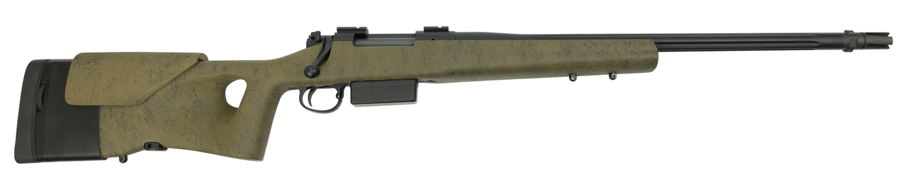 H-S Precision RDT Used .308 Win, 20″ Barrel, Pro Series 2000 Action, Olive, DBM